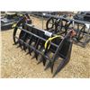 Image 1 : 72" WILDKAT SKID STEER BRUSH GRAPPLE