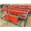 Image 2 : 84" HYDRAULIC SKID STEER LOADER DOZER BLADE