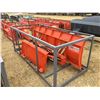 Image 2 : 84" HYDRAULIC SKID STEER LOADER DOZER BLADE