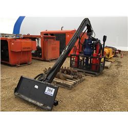 BOBCAT PILE DRIVER W/ BITS & ADAPTERS