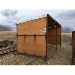 8X17 FT. PIPE FRAME HORSE SHELTER