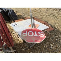 METAL, STOP SIGN