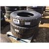 Image 1 : (3) MICHELIN 11R24.5 RECAP TIRES