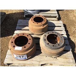 (3) BRAKE DRUMS