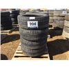 Image 1 : (4) GOODYEAR P275/55R20 TIRES