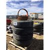 Image 1 : (4) MICHELIN 11R22.5 TRAILER TIRES & RIMS
