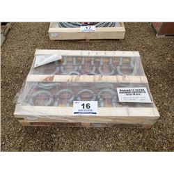 18 PCE. 17-35 TON SCREW ANCHOR SHACKLES