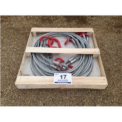 2 PCE. 5/6" 17 FT. WIRE ROPE SLING