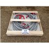 Image 1 : 2 PCE. 5/6" 17 FT. WIRE ROPE SLING