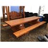 Image 1 : LOG 10' PICNIC TABLE