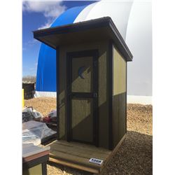 DELUXE 2 SEATER DUAL HEIGHT CLASSIC OUTHOUSE