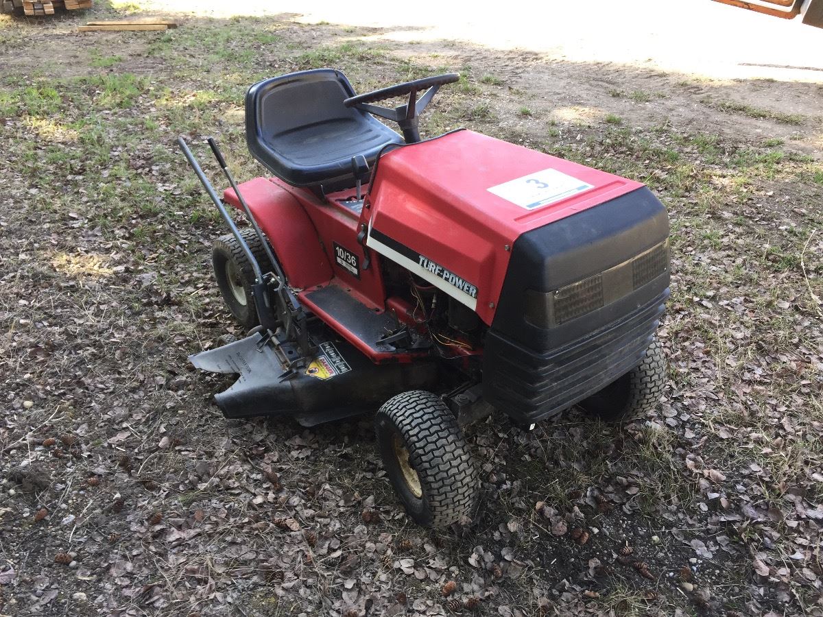 TURF TRAC LAWN TRACTOR - Weaver Bros. Auctions Ltd.