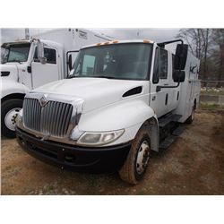 2007 INTERNATIONAL 4300 SBA S/A SERVICE TRUCK, S/N 1HTMMAALX7H428581, IHC DT 466 DIESEL ENG, AUTO TR