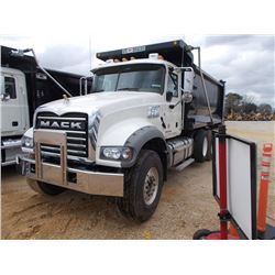 2016 MACK GRANITE GU713 TRI-AXLE DUMP, S/N 1M2AX07C0GM025317, MP8 445C MACK ENG, T310M MACK TRANS, 4