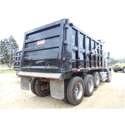1998 KENWORTH W900 TRI-AXLE DUMP, S/N NKWLB0XXWJ762795, 3406E CAT