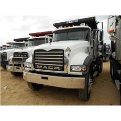 2007 MACK CTP713 TRI-AXLE DUMP, S/N 1M2AT04Y57M003146, 405 HP M97 MACK ENG, T310M MACK 10 SPD TRANS,
