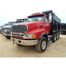 2006 STERLING TRI-AXLE DUMP, S/N 2FZMAZCV06AW36931, MERCEDES-BENZ DIESEL ENG, 8LL TRANS, 46K REARS, 