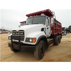 2004 MACK CV713 T/A DUMP, S/N 1M2AG12C44M011574, MACK DIESEL ENG, ALLISON AUTO TRANS, 44K REARS, 14,