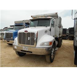2005 PETERBILT 335 T/A DUMP, S/N 2NPLLZ9X85M884703, 315 HP ISC DIESEL ENG, 8LL TRANS, 40K REARS, 14,