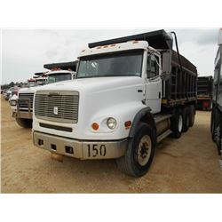 1999 FEIGHTLINER FL112 TRI-AXLE DUMP, S/N 1FYXTWEB8XHB31392, CAT DIESEL ENG, 8LL TRANS, 46K REARS, 1
