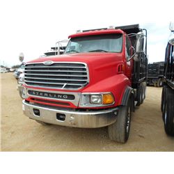 2004 STERLING TRI-AXLE DUMP, S/N 2F2HAZCV14AM44643, MERCEDES BENZ OM460LA ENG, 8LL TRANS, 46K REARS,