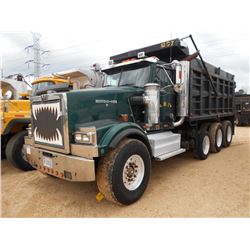 2000 WESTERN STAR 4964F TRI-AXLE DUMP, S/N 2WLPCCCJ5YK961258, 3406E CAT ENG, EATON FULLER 10 SPD TRA