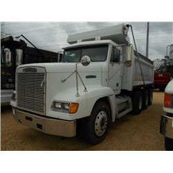 1989 FREIGHTLINER TRI-AXLE DUMP, S/N 1FV8D0Y90KP337342, CUMMINS DIESEL ENG, 8LL TRANS, 12K FRONT, EN
