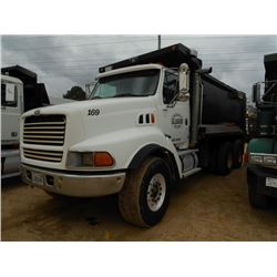 1998 FORD T/A DUMP, S/N 1FD296M0WV40559, CAT C12 DIESEL ENG, 10 SPD TRANS, 46K REARS, 18K FRONT, 16'