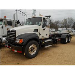 2005 PETERBILT 357 T/A ROLL OFF TRUCK, S/N 1NPAL00X05N857740, 385 HP CUMMINS ISM ENG, 8LL TRANS, 44K