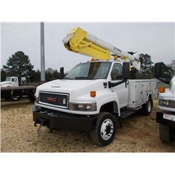 2009 GMC C5500 4X4 S/A BUCKET TRUCK, S/N 1GDE5C3989F406715, DURAMAX DIESEL ENG, AUTO TRANS, 19,500# 