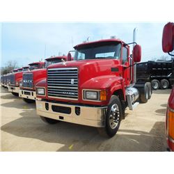 2013 MACK CHU613 T/A TRUCK TRACTOR, S/N 1M1AN07Y7DM015045, 445 HP MACK MP8 ENG, 10 SPD TRANS, 44K RE