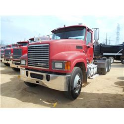 2009 MACK CHU613 T/A TRUCK TRACTOR, S/N 1M1AN07Y39N005209, 445HP MACK MP8 ENG, T310 10 SPD TRANS, 44