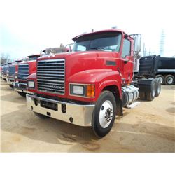 2009 MACK CHU613 T/A TRUCK TRACTOR, S/N 1M1AN07Y19N005211, 445 HP MACK MP8 ENG, T310M 10 SPD MACK TR