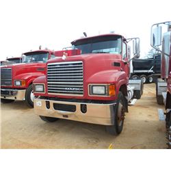 2009 MACK CHU613 T/A TRUCK TRACTOR, S/N 1M1AN07Y39N005212, 445 HP MACK MP8 ENG, T310M 10 SPD MACK TR