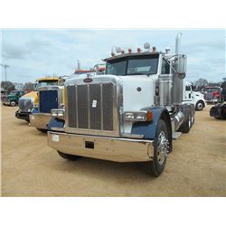 2005 PETERBILT 379 TRI-AXLE TRUCK TRACTOR, S/N 1XP5PBEXX5D846623, C15 CAT DIESEL ENG, EATON FULLER 1