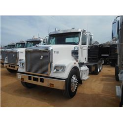 2012 FREIGHTLINER CORONADO SD T/A TRUCK TRACTOR, S/N 1FUJGDR0CDBV0804, 560 HP DETROIT DIESEL DD15 EN