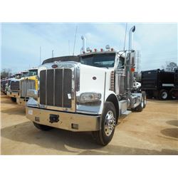 2009 PETERBILT 389 T/A TRUCK TRACTOR, S/N 1XPXD40XX9D792573, 525 HP CUMMINS ISX ENGINE, 18 SPD TRANS