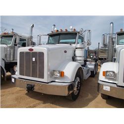 2010 PETERBILT 367 T/A TRUCK TRACTOR, S/N 1CPTD40X0AD106950, 485 HP CUMMINS ENG, EATON 10 SPD TRANS,