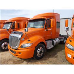 2014 INTERNATIONAL PROSTAR+ 122 T/A TRUCK TRACTOR, S/N 3HSDJAPR4EN016507, 450 HP CUMMINS ISX15 ENGIN