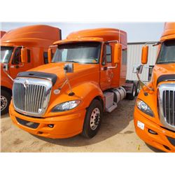 2014 INTERNATIONAL PROSTAR+ 122 T/A TRUCK TRACTOR, S/N 3HSDJAPR8EN016512, 450 HP CUMMINS ISX15 ENGIN