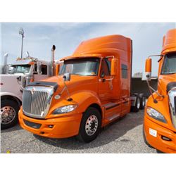 2014 INTERNATIONAL PROSTAR+ 122 T/A TRUCK TRACTOR, S/N 3HSDJAPR8EN016476, 450 HP CUMMINS ISX15 ENGIN