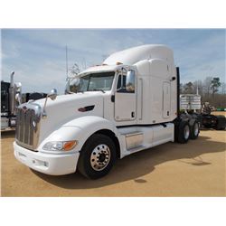2011 PETERBILT 386 T/A TRUCK TRACTOR, S/N 1XPHD49X1BD110838, ISX CUMMINS 15L ENG, 10 SPD TRANS,AIR R