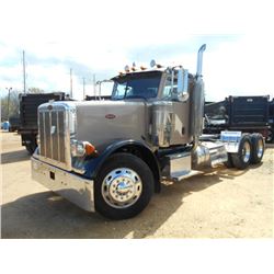 2007 PETERBILT 379 T/A TRUCK TRACTOR, S/N 1XP5DB9X97D736068, CAT DIESEL ENG, EATON 13 SPD TRANS, 38K