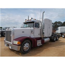 1998 PETERBILT 377 T/A TRUCK TRACTOR, S/N 1XPCDR9X7WN452494, 430 HP DETROIT DIESEL ENG, 10 SPD TRANS