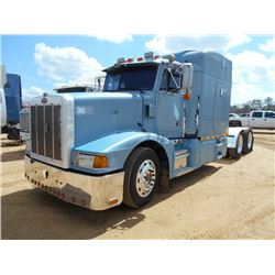 1994 PETERBILT 377 T/A TRUCK TRACTOR, S/N 1XPCDR8X3RN347568, S60 DETROIT DIESEL ENG, 13 SPD TRANS, 3