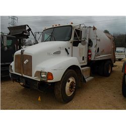 2005 KENWORTH T300 S/A GARBAGE TRUCK, S/N 2NKMHD6X25M102785, CAT C7 ACERT DIESEL ENG, ALLISON AUTO T