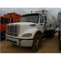 2007 FREIGHTLINER T/A GARBAGE TRUCK, S/N 1FYHC5DE87HX48928, CAT DIESEL ENG, AUTP TRANS, 46K REARS, 1