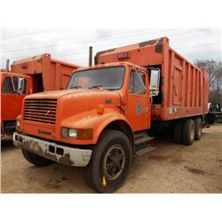 1998 INTERNATIONAL 4900 T/A GARBAGE TRUCK, S/N 1HTSHAAT5WH575319, DT466E IHC ENG, ALLISON AUTO TRANS