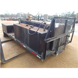 FUEL & LUBE TRUCK BODY, 3 PRODUCT TANKS W/ PUMPS, HOSE REELS, 1 COMPARTMENT