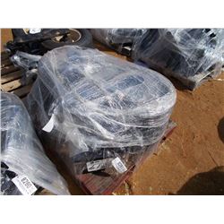 1 LOT (4) ST215/75D14 FOAM FILL TIRES & RIMS, W/TORSION BAR, OFF ROAD USE ONLY 5 ON 4 1/2" BOLT PATT